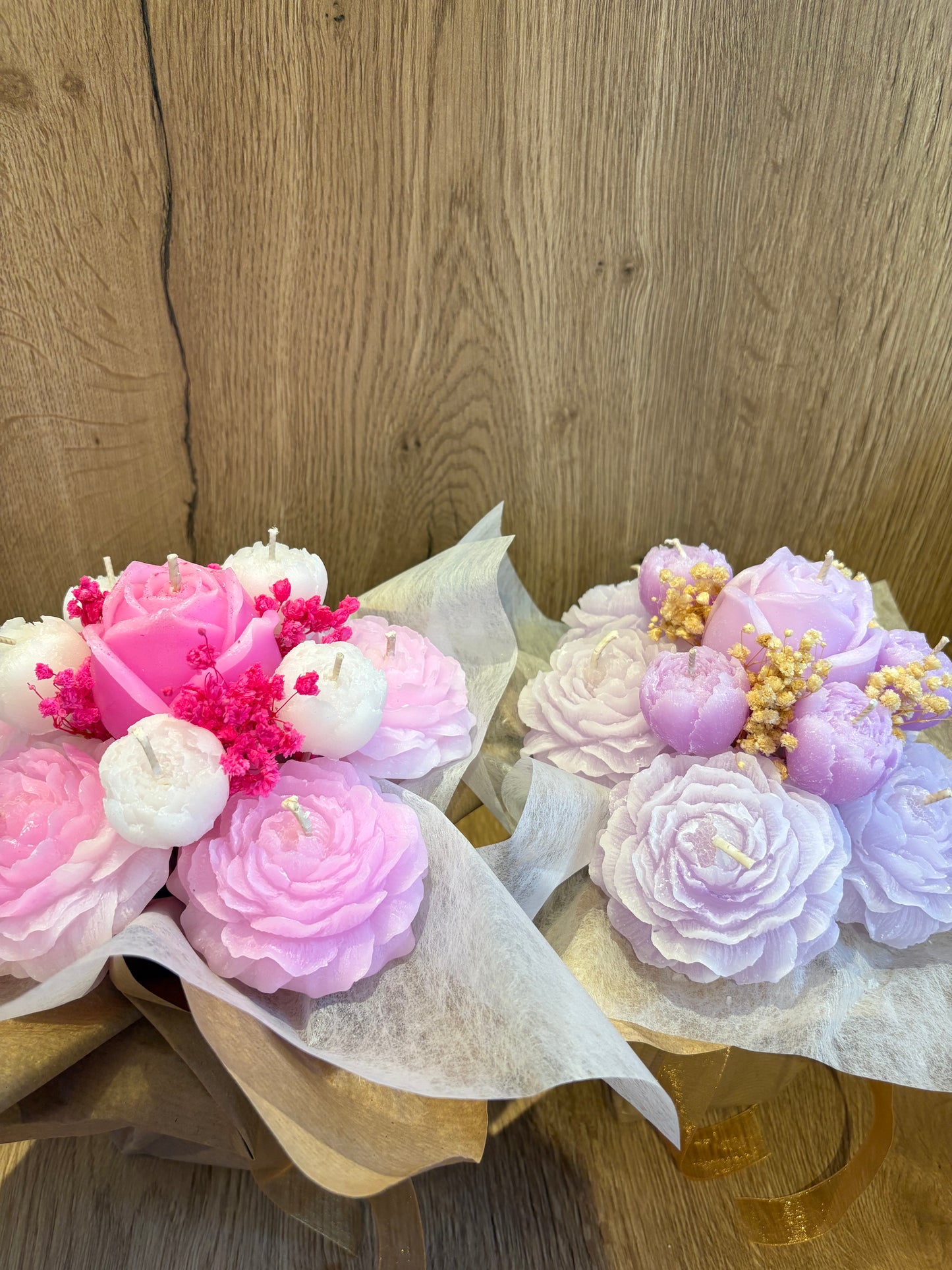 Bougie Bouquet de fleurs