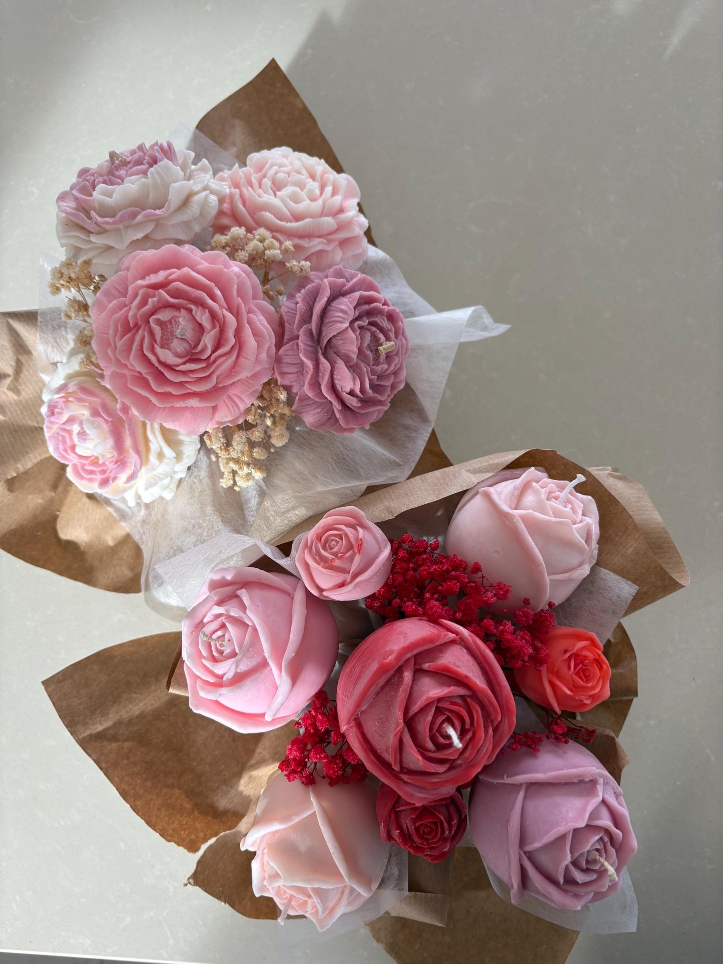 Bougie Bouquet de fleurs