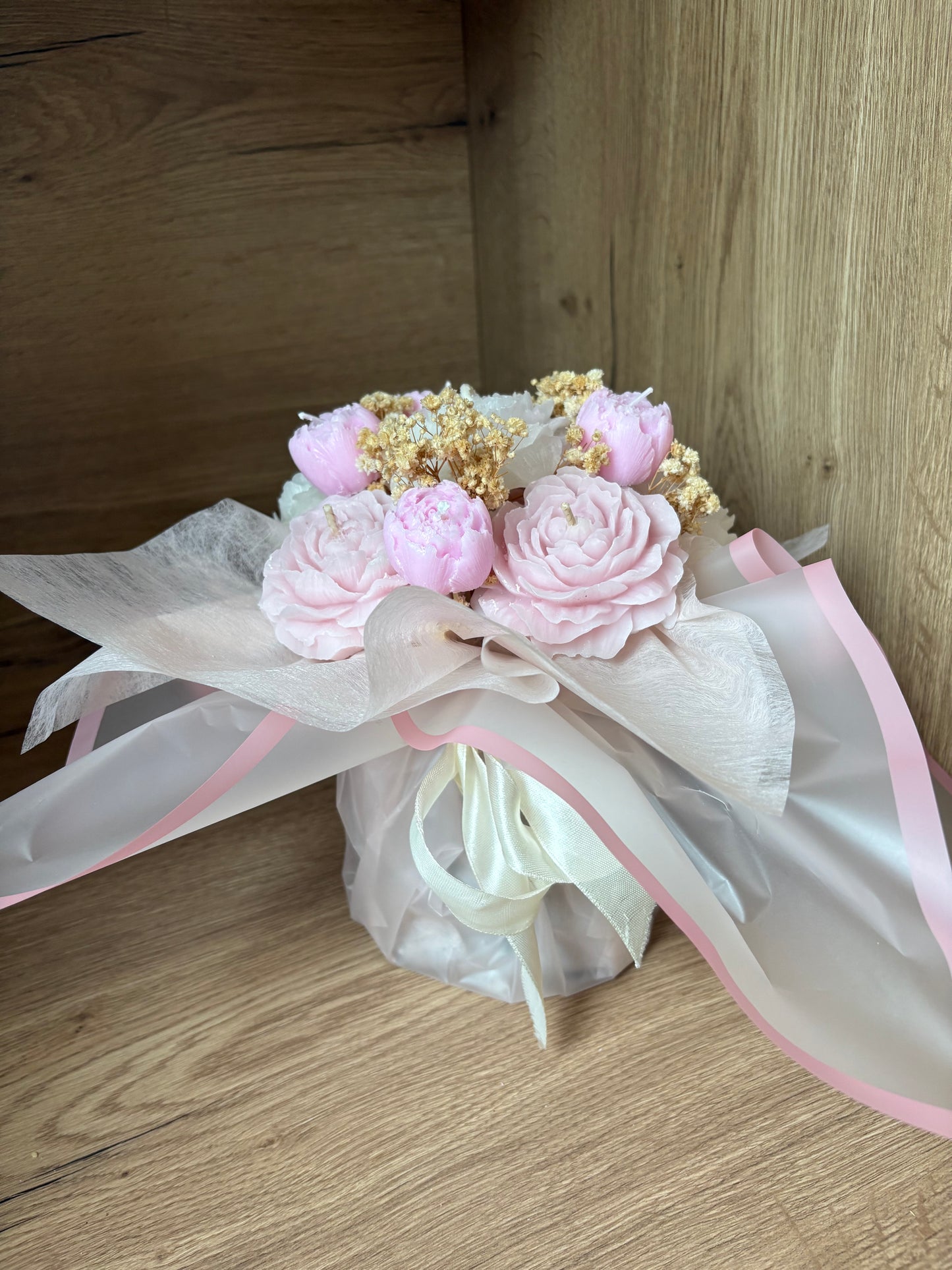 Bougie Bouquet de fleurs